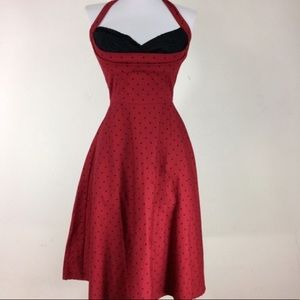 Stop Staring! Covergirl Polka Dot Swing Dress, NWT